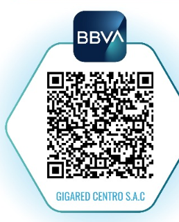 Código QR Interoperable BBVA / Plin / Yape - Gigared Centro