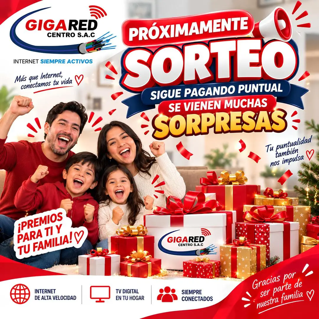 Planes de Internet Fibra Óptica Gigared Centro