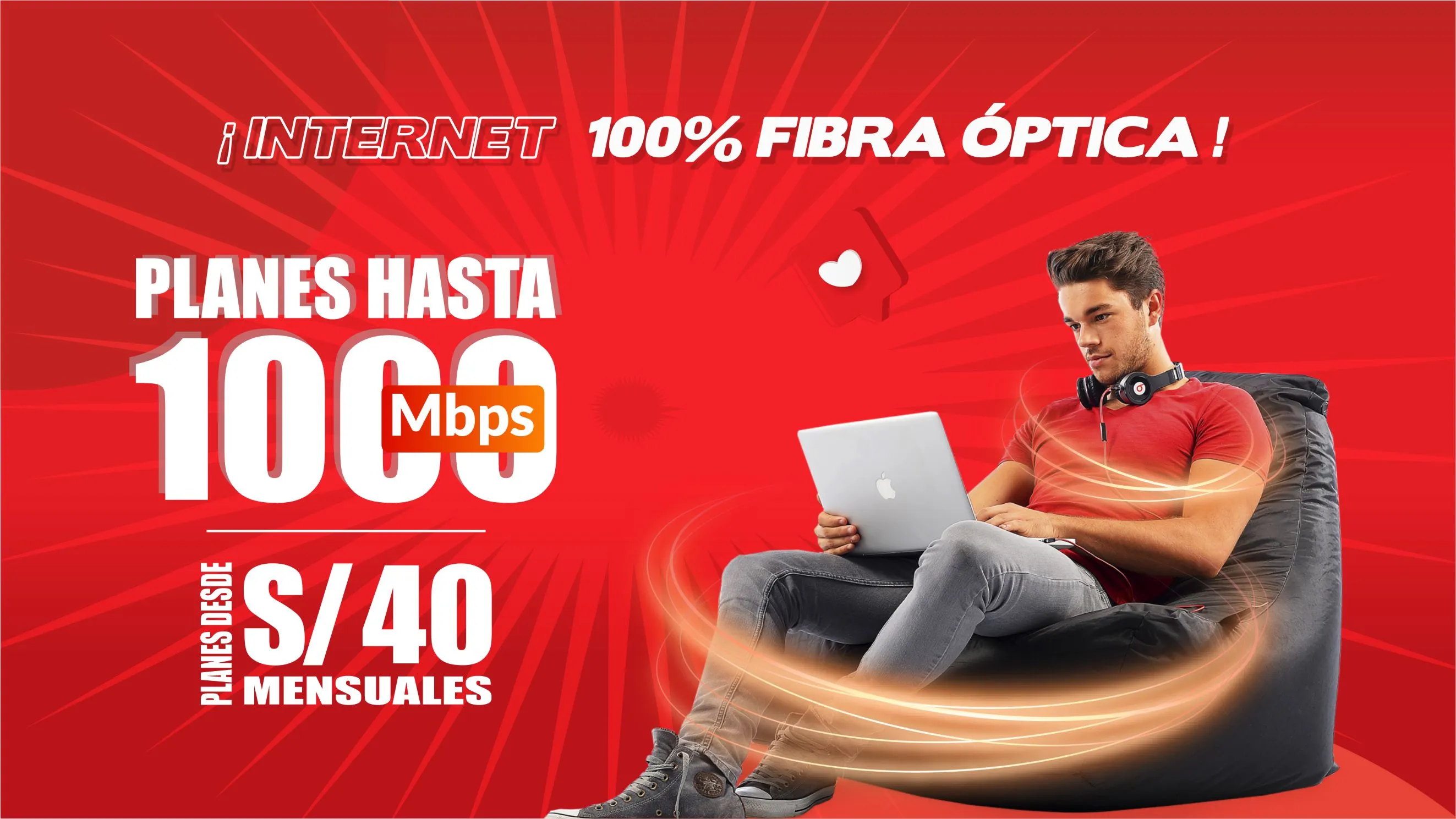 Planes de Internet Fibra Óptica Gigared Centro